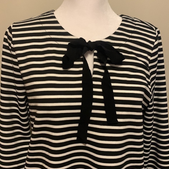 Draper James Tie Neck Striped Top - Picture 4 of 9